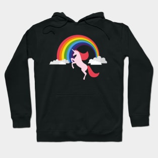 Unicorn With Rainbow Funny T shirt Hoodie